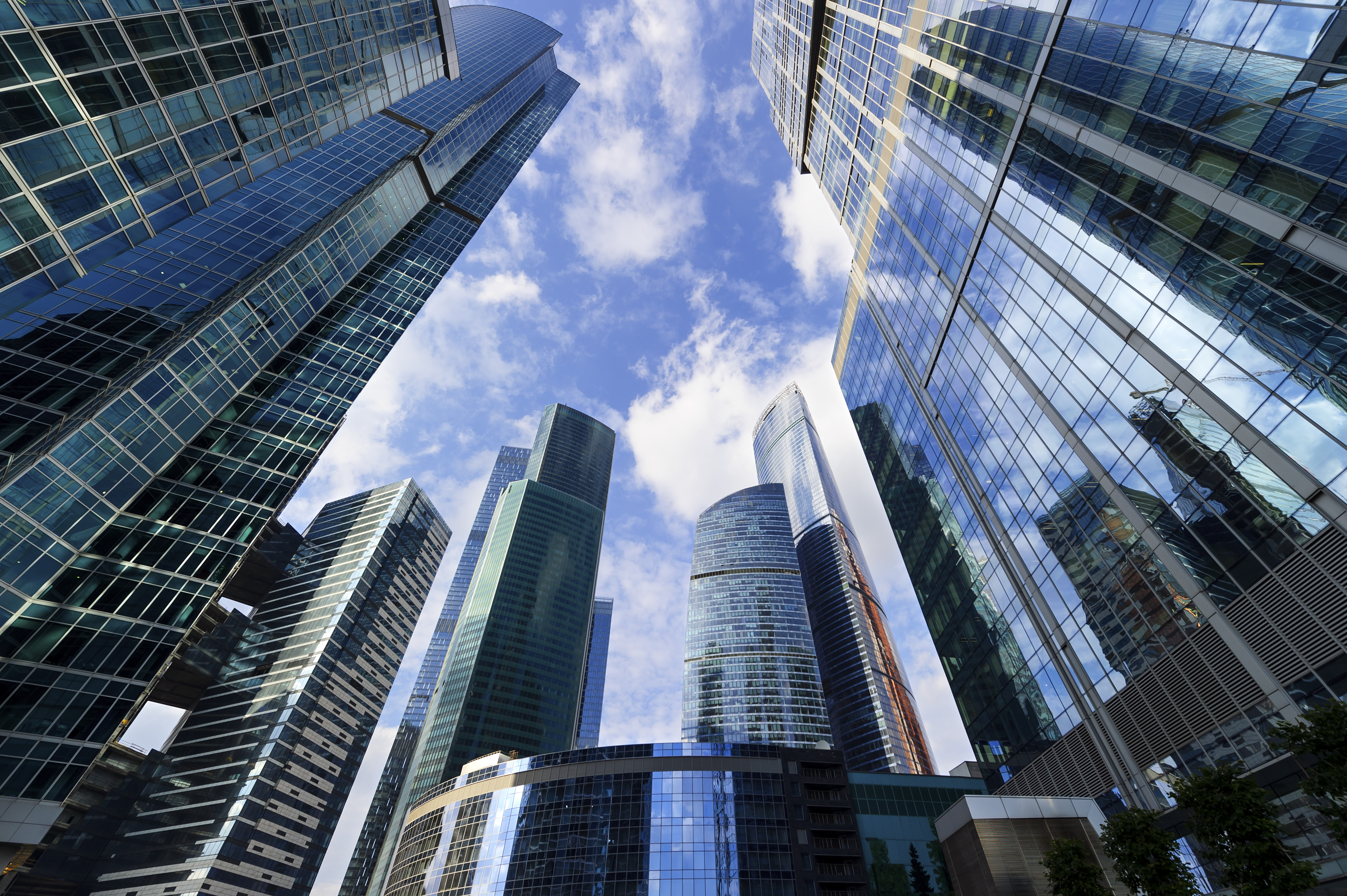 High Rise Buildings from Lower Angle